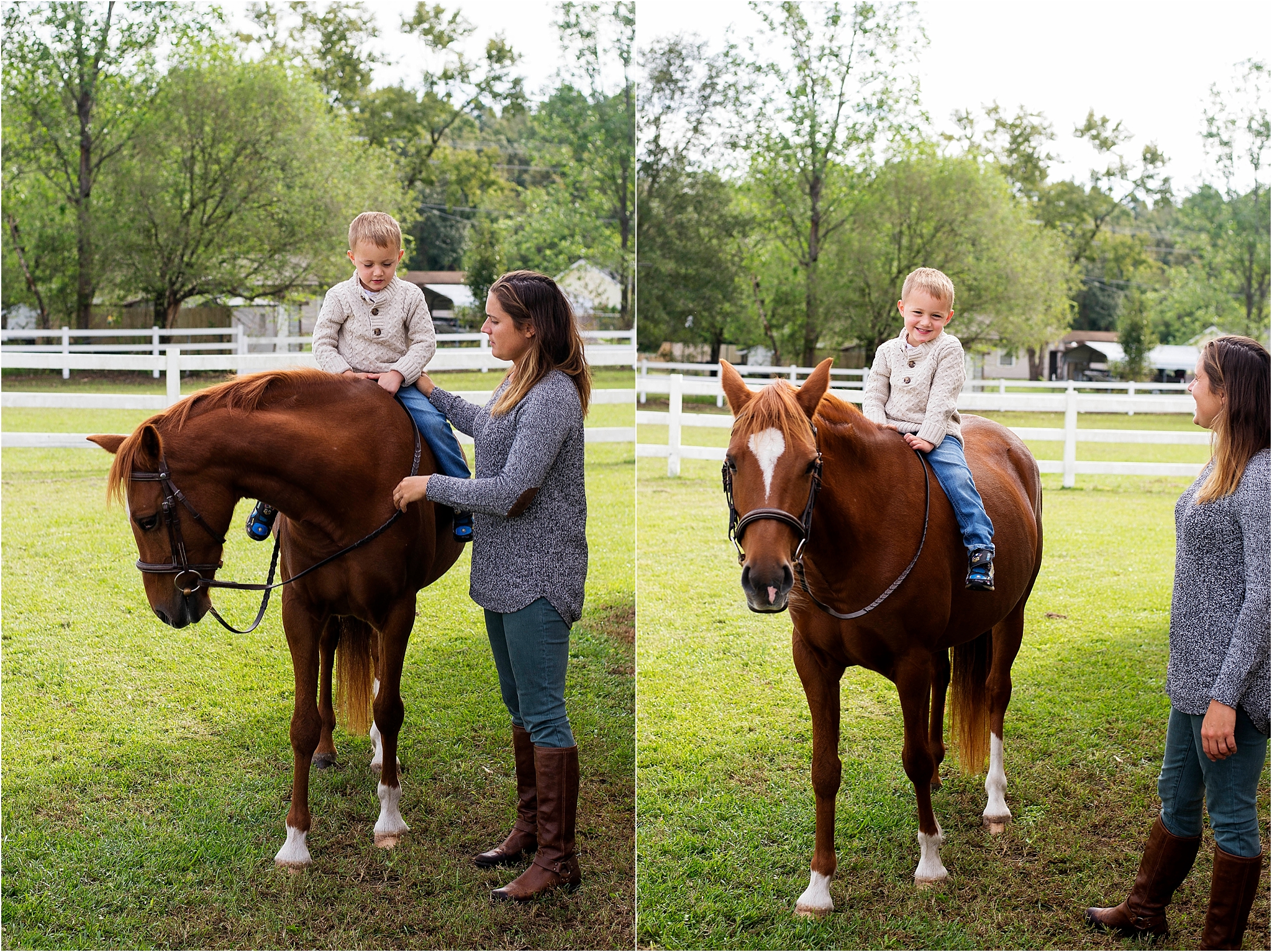 clarksville family photographer, fort campbell family pictures, middle tennessee equine